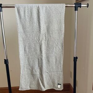 J. Crew Light Gray Textured Scarf